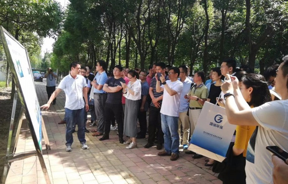 专家团冒酷暑 实地考察国祯环保在肥规范项目