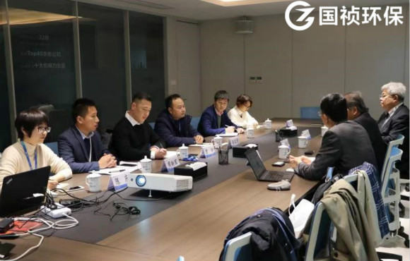 日本旭化成株式会社麻?幸雄一行莅临国祯环保？？？？？？？疾旖涣