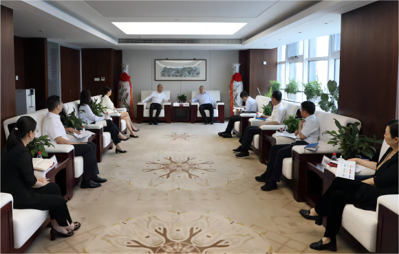 集团公司总会计师朱庆锋赴公司调研?指导并推动深化银企相助